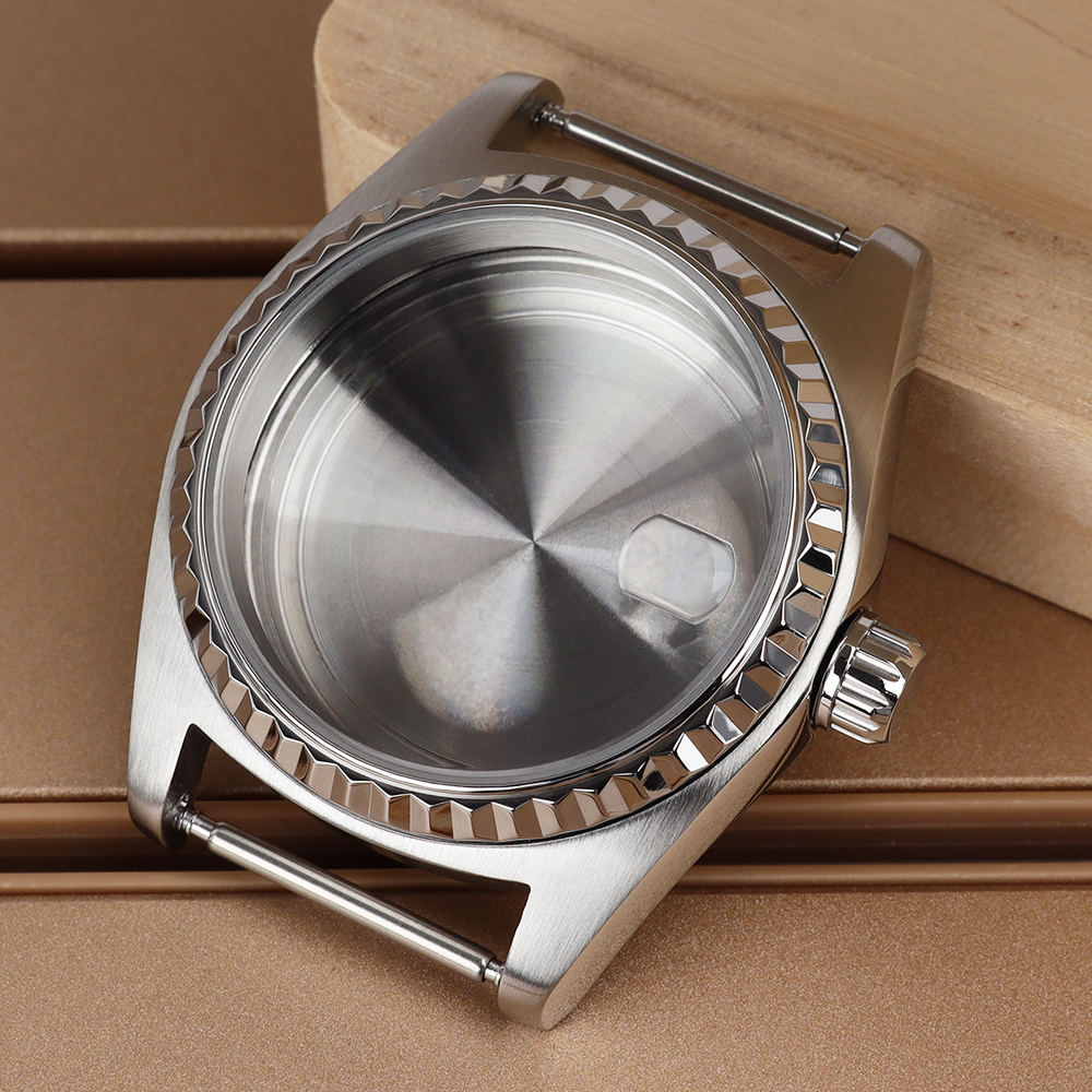 Reel Case - NH35 36 Gümüş Cilalı Saat Kasaları