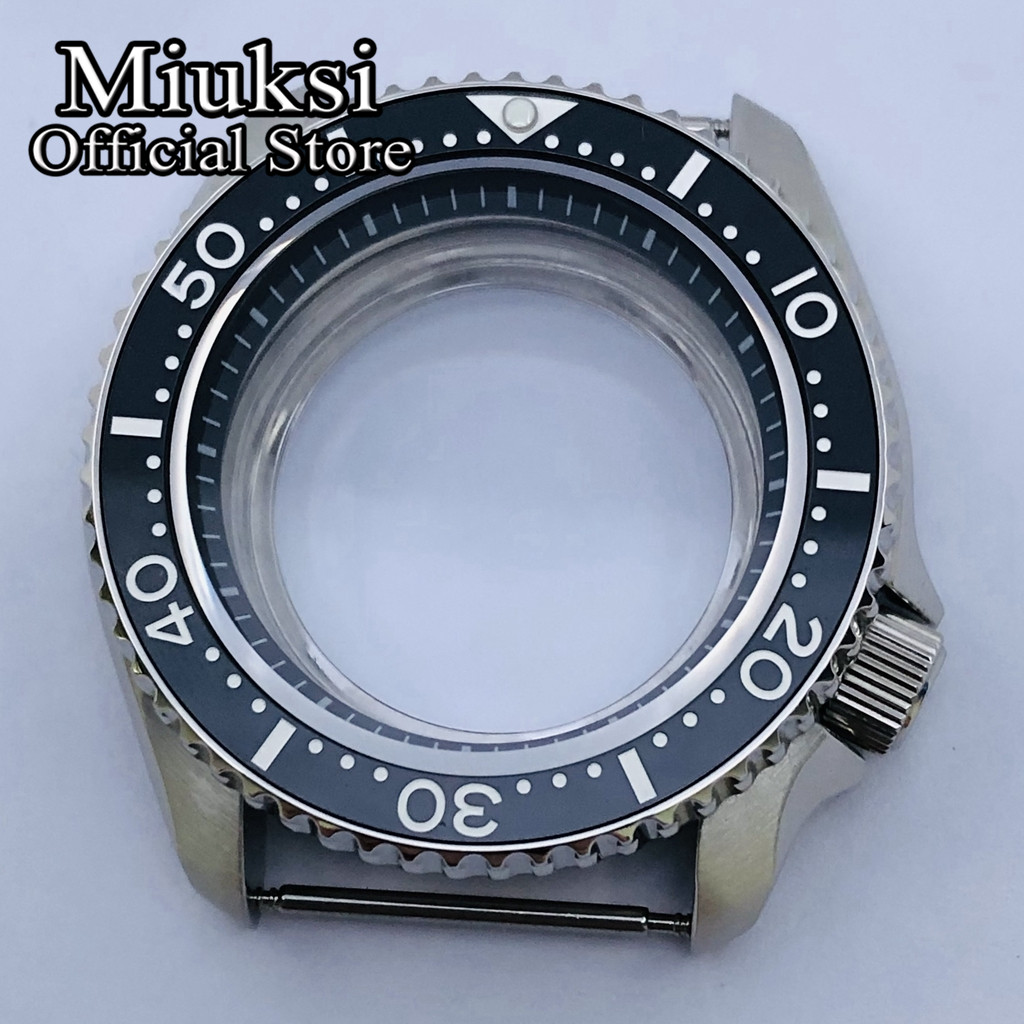 Reel Case - Miuksi 42mm gümüş steril saat kasası