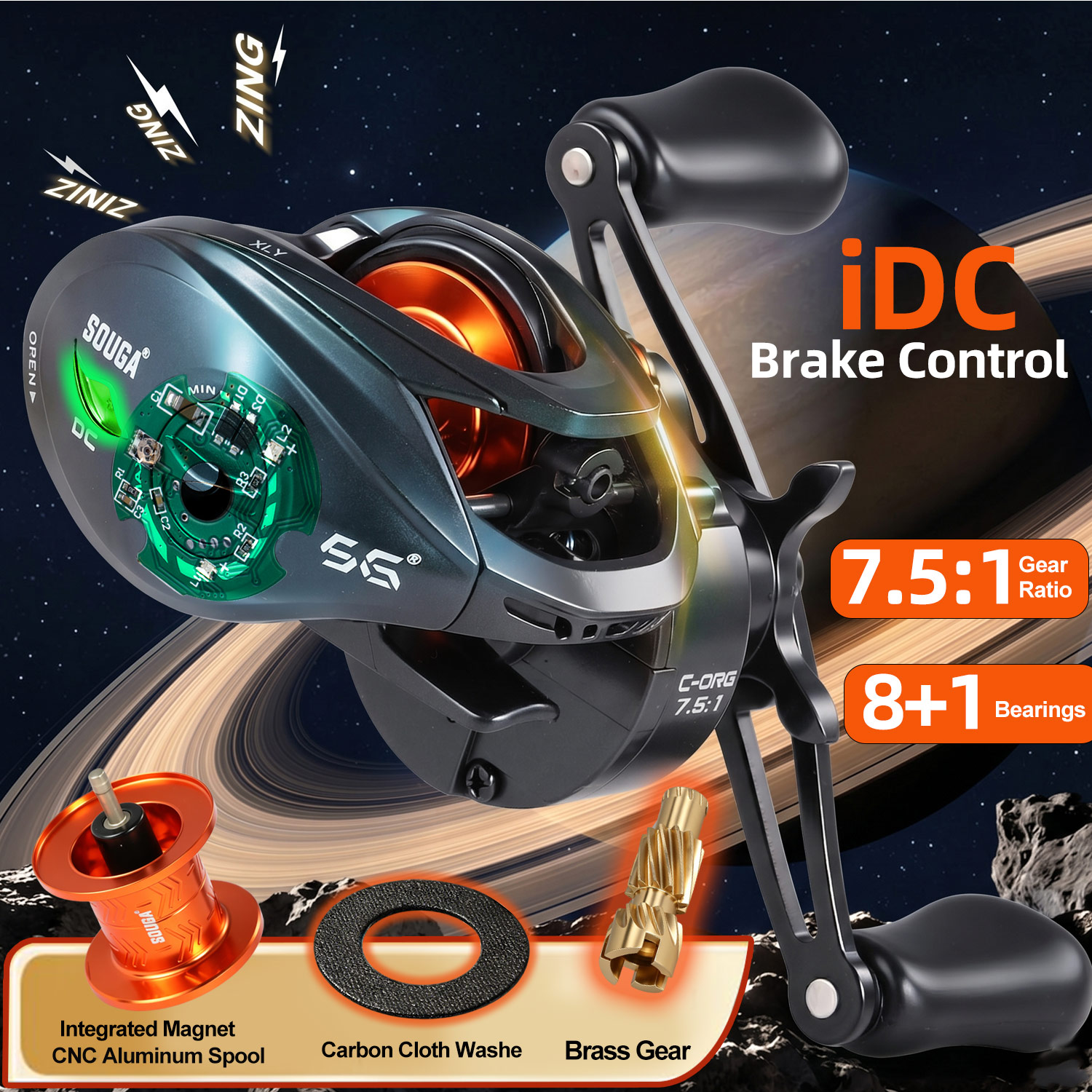 Sougayilang ORG-DC iDC Elektro - Spincast Reel incelemesi ve fiyatı