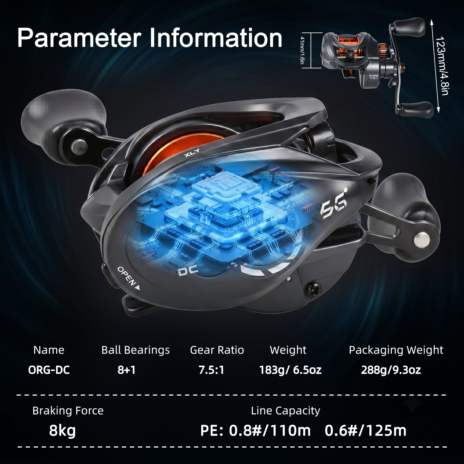 Sougayilang ORG-DC iDC Elektro - Spincast Reel incelemesi ve fiyatı