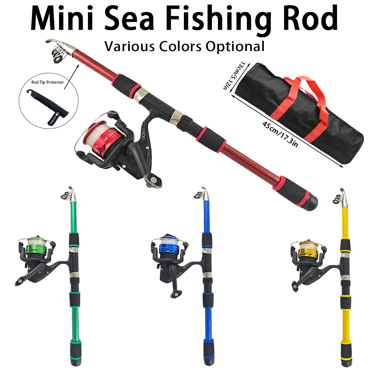 Mini Teleskopik Deniz Olta Kam - Reel Bag incelemesi ve fiyatı